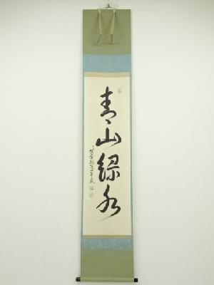JAPANESE HANGING SCROLL / HAND PAINTED / CALLIGRAPHY 